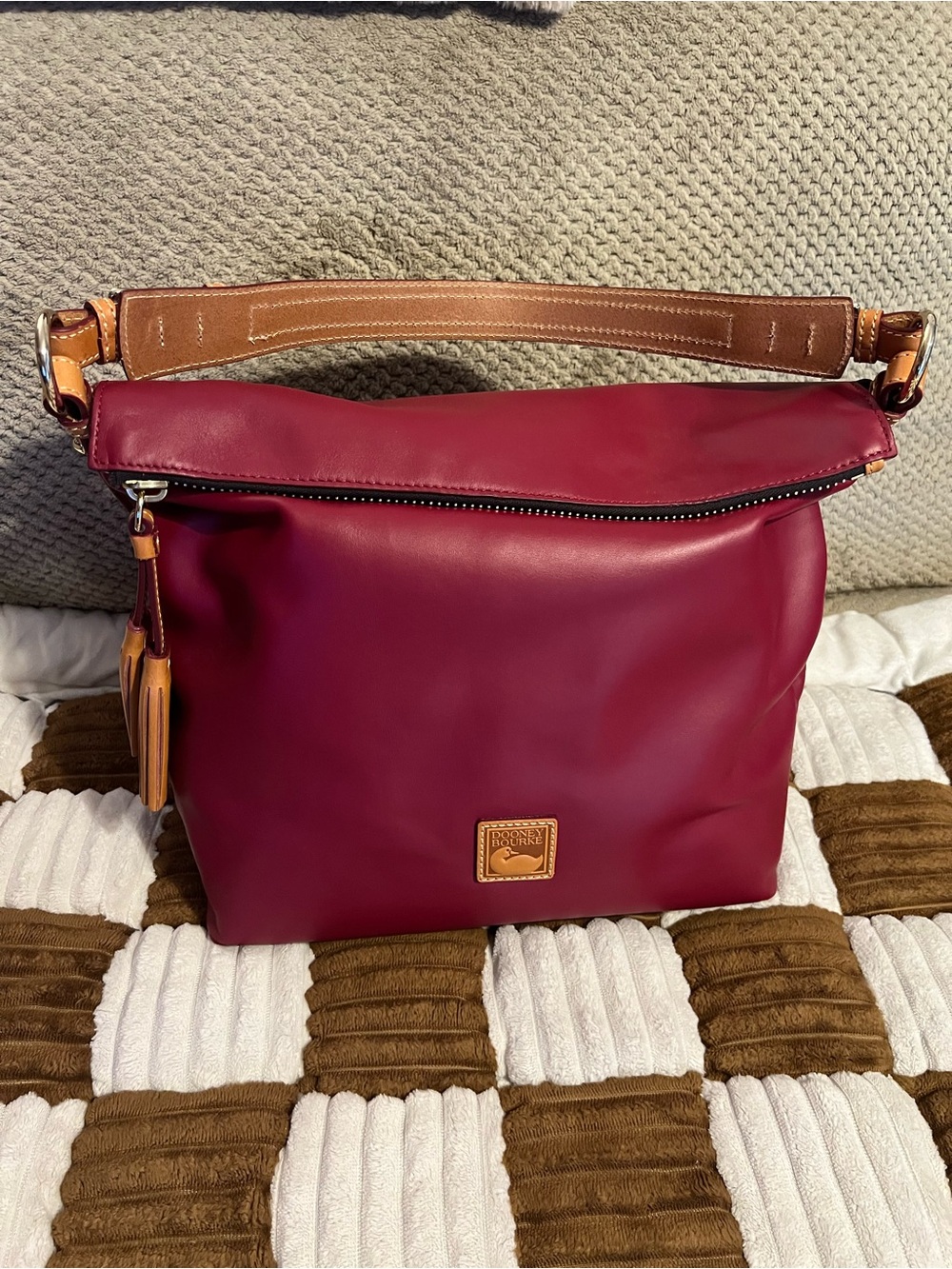 Dooney and Bourke McKenzie Hobo in Wine NWOTS